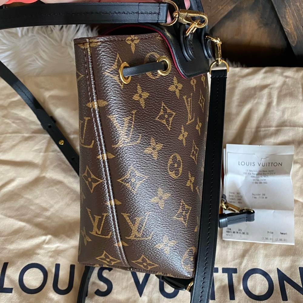 TRADED💝Louis Vuitton Montsouris Backpack BB monogram black noir purse - Picture 11 of 12